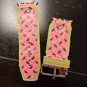 SparklBands Luxe Line Melon Delight on Lime lining.